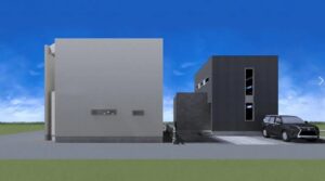 岐阜市 領下分譲 外観パース